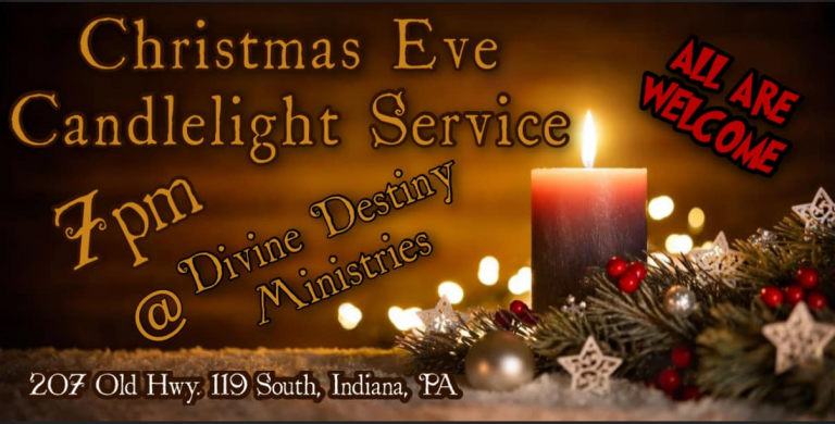 Christmas Eve Service at 7 pm